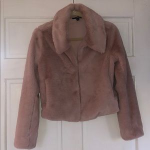 Faux fur coat